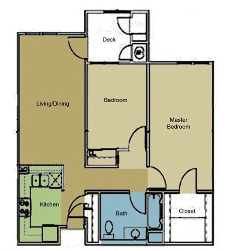 a drawing of a floor plan of a house